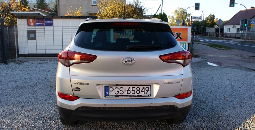 Hyundai Tucson cena 66700 przebieg: 125244, rok produkcji 2016 z Rychwał małe 254